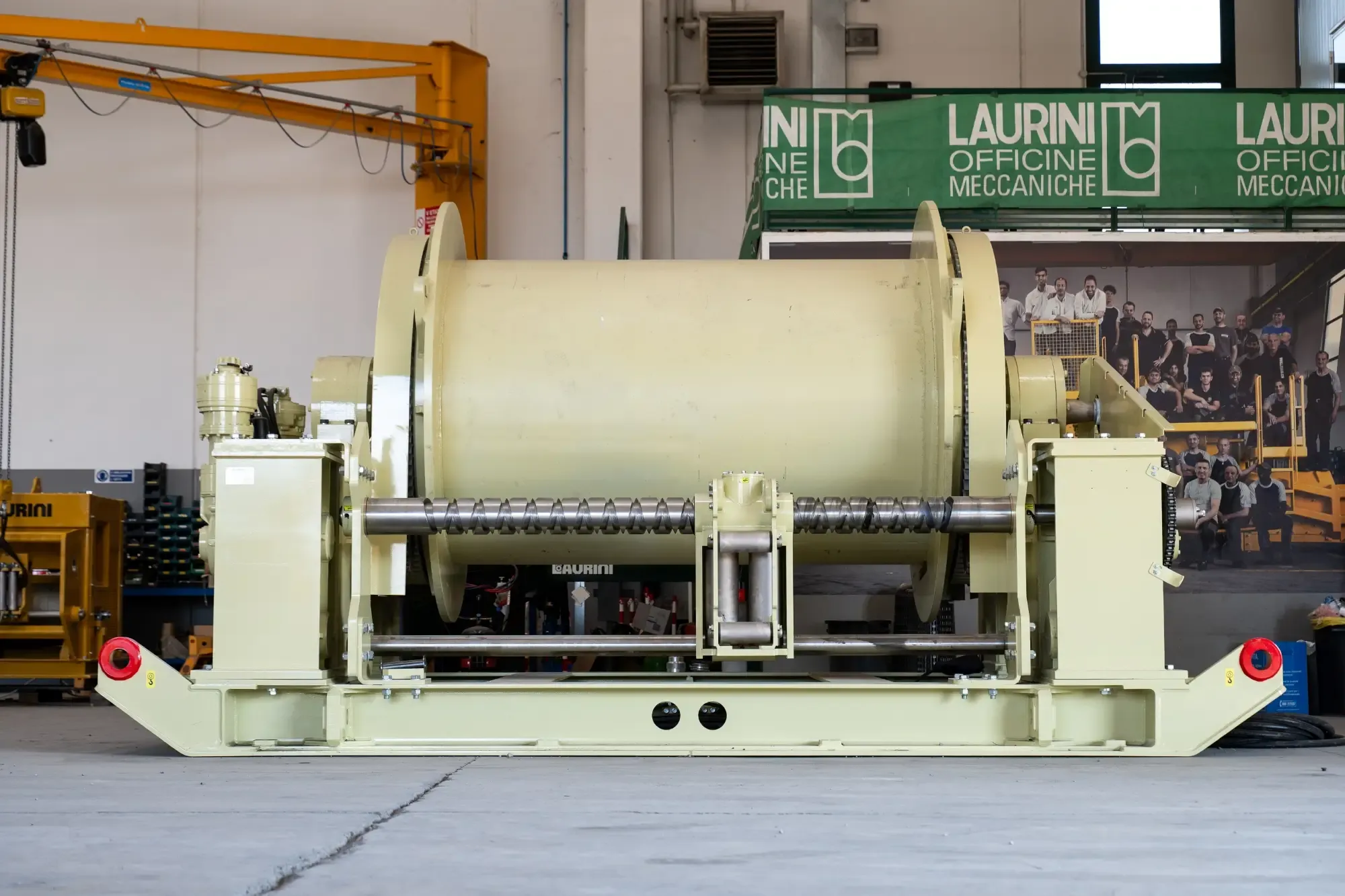 argano frontale macchina laurini