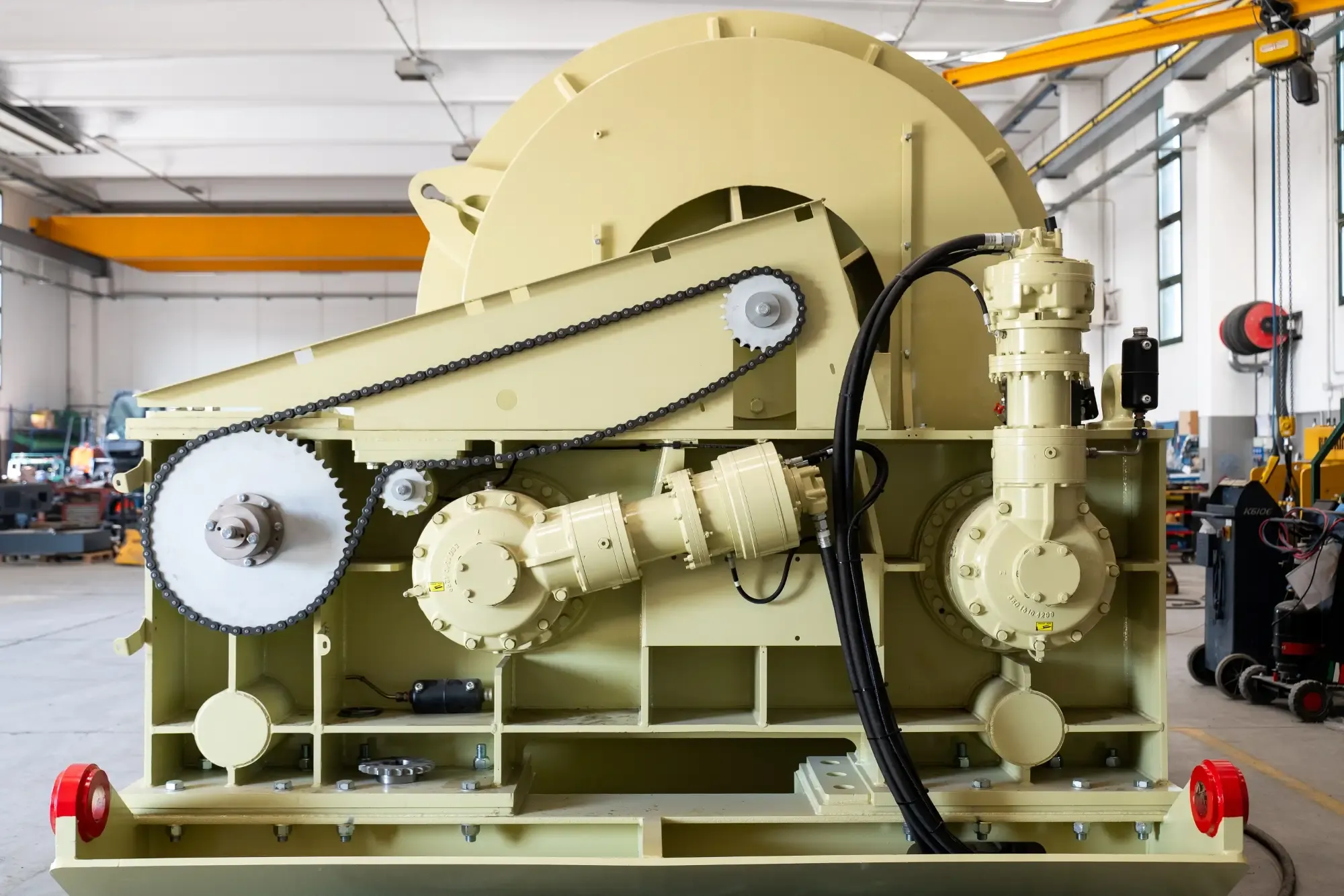 argano macchina laurini dettaglio cinghia